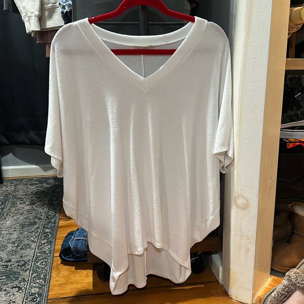 Charlotte Avery dolman short sleeve shirt
